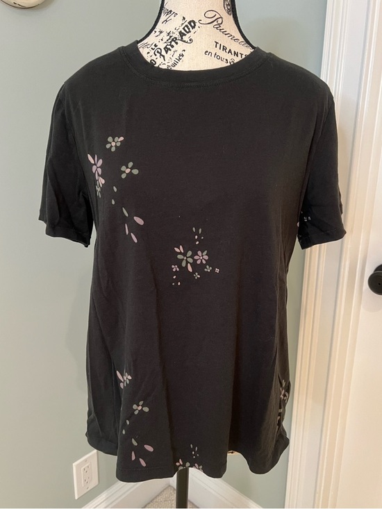Splendid Tops - Splendid floral print short sleeve t-shirt | Black | Size L | Like New